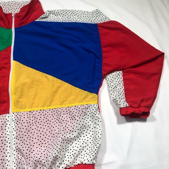 Mureli Vintage Nylon 1980s zipper jacket. Size L - Picture 3 of 8